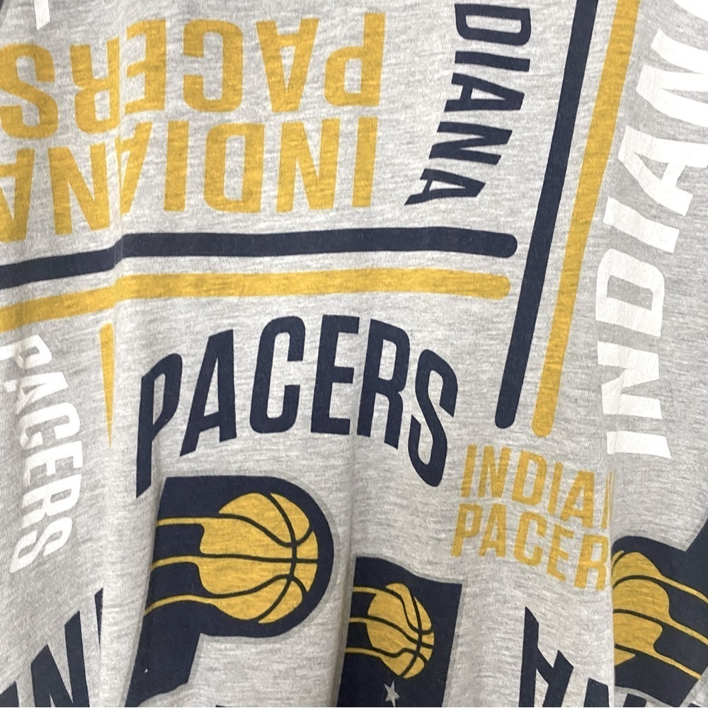 Vintage NBA Men Indiana Pacers Fan Multi Colors Basket Ball T-Shirt Sz XXL - Picture 4 of 13